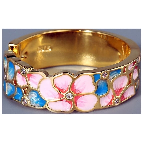 2022 New Silver Rings for Women Creative Handmade Enamel Craft Women's Rings 925 Silver Women's Party Jewelry Epoxy Craft Ring Size: 9, Gem Color: KYRA01223
