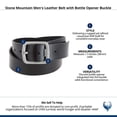 thumbnail image 5 of Stone Mountain  Leather Belt with Bottle Opener Buckle (Men), 5 of 5