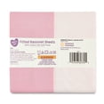 thumbnail image 5 of Parent's Choice 180 Thread Count Pink Cotton Fitted Bassinet Sheets, 2 Pack, 5 of 6