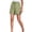 Green, variant on Awwp Women Solid High Waist Cotton and Linen Shorts Pants Casual Beach Shorts Women's Casual Loose Wide Leg Short Beige L