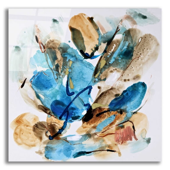 Epic Art 'Expression 6' by Christov Art, Acrylic Glass Wall Art, 12"x12"