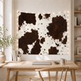 thumbnail image 5 of Realistic Cowhide Pattern Against Off-White Background, Cozy Rustic for Nature Lovers, Abstract Animal Wall Art, Housewarming Gift Tapestry Wall Hanging for Living Room and Bedroom, 5 of 7
