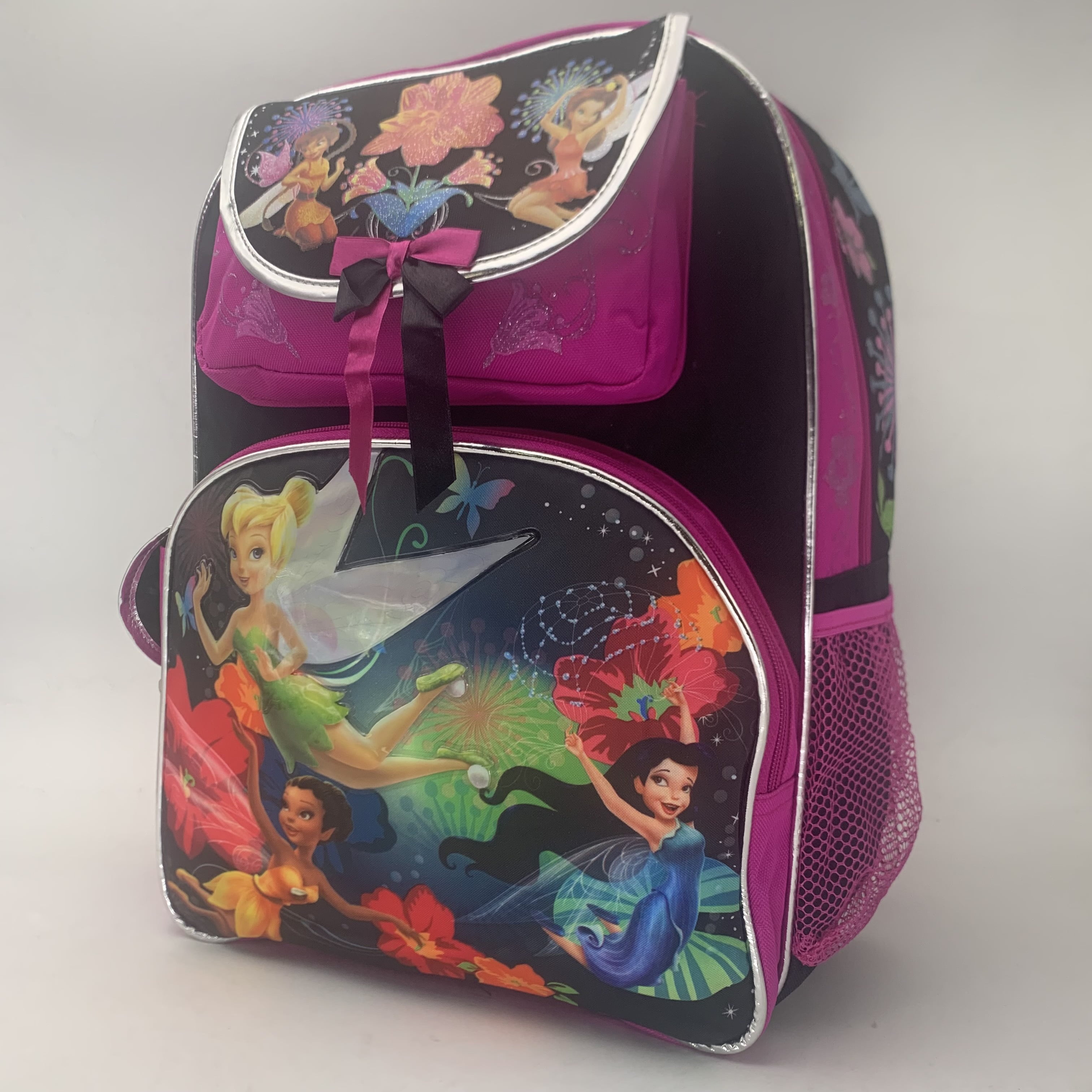 TINKER BELL 16INCH COVER POCKET BACKPACK -FULL SIZE