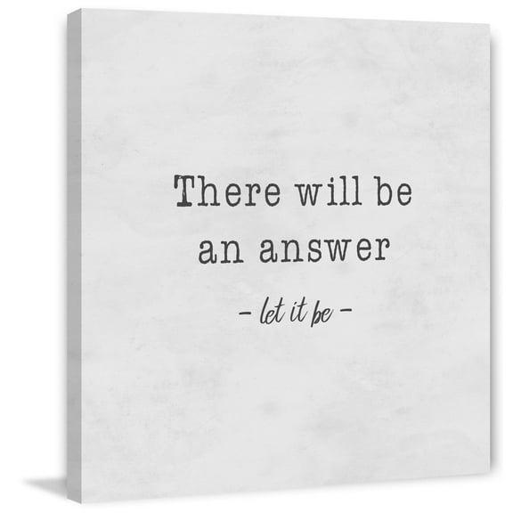 Let It Be III Painting Print on Wrapped Canvas