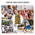 thumbnail image 6 of Sikiie Sunflowers Basketball Jersey Reversible Men's Mesh Athletic Sports Shirts Training Practice S-4XLX-Large, 6 of 6