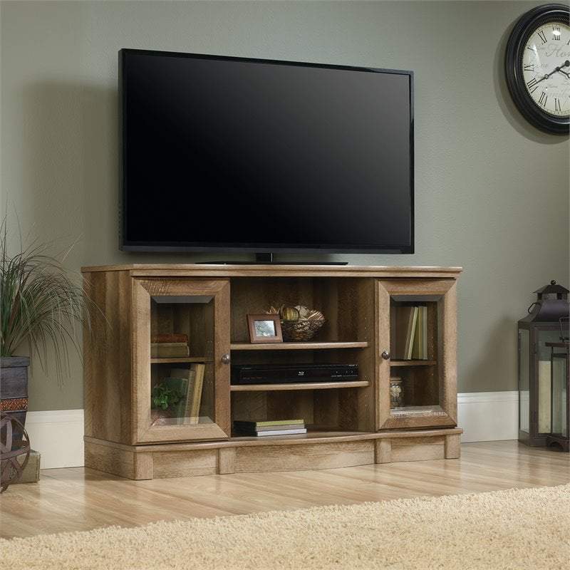 Sauder Regent Place TV Stand in Craftsman Oak Walmart Canada