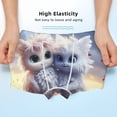 thumbnail image 3 of Yiaed Cute Animal Couple Print Boys' Boxer Briefs Cotton Casual Stretch Comfort Boys Boxers - Kids Boxer Briefs Underwear for Boys (6-18)-XX-Small, 3 of 5