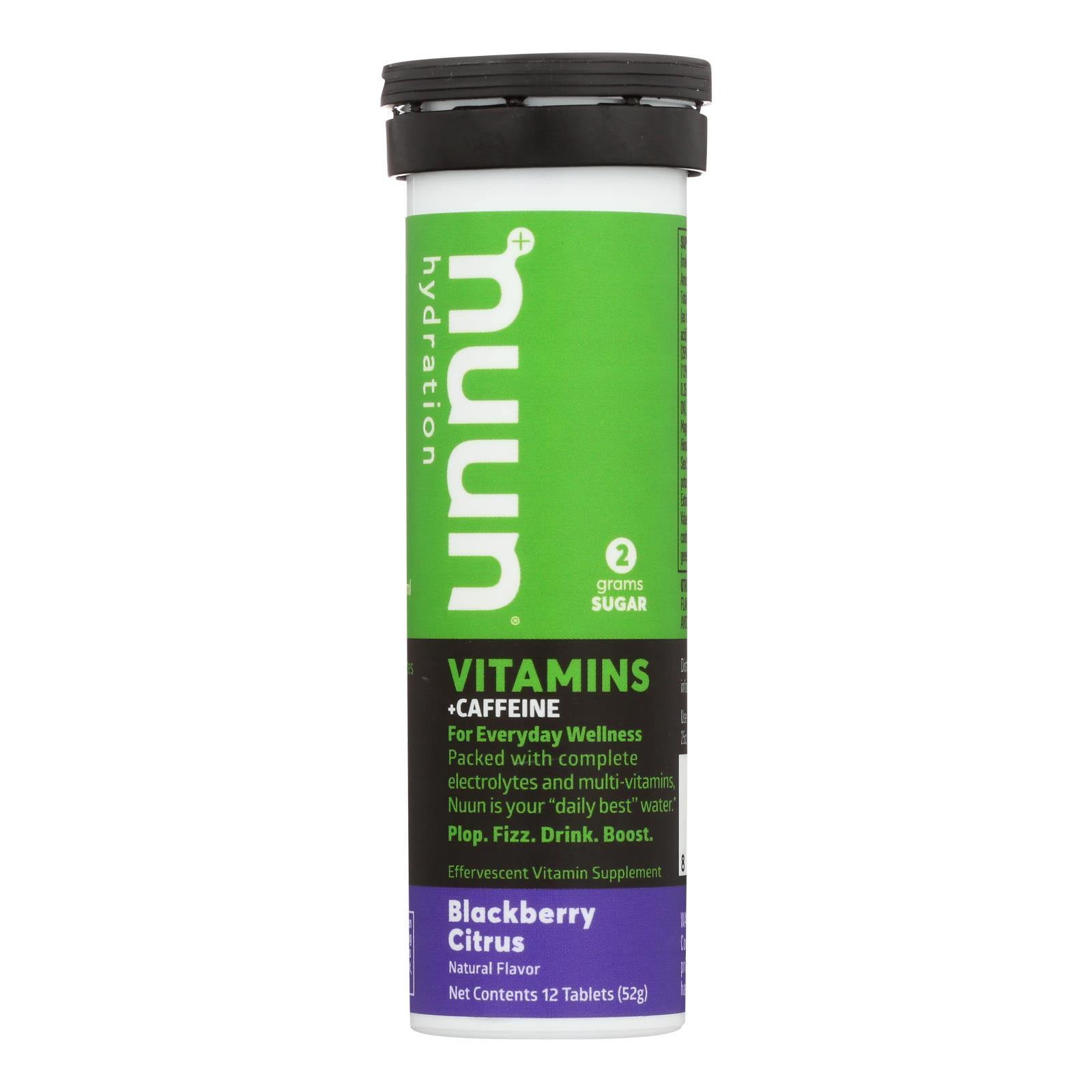 Nuun Nuun Hydration Vitamin & Caffeine Supplement, 1.8 oz