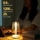 thumbnail image 1 of Lámpara de Mesa de Cristal LED, Luces Nocturnas de Proyección, Iluminación USB de 3 Tipos, Lámpara de Noche, Lámpara de Noche Recargable, 1 of 10