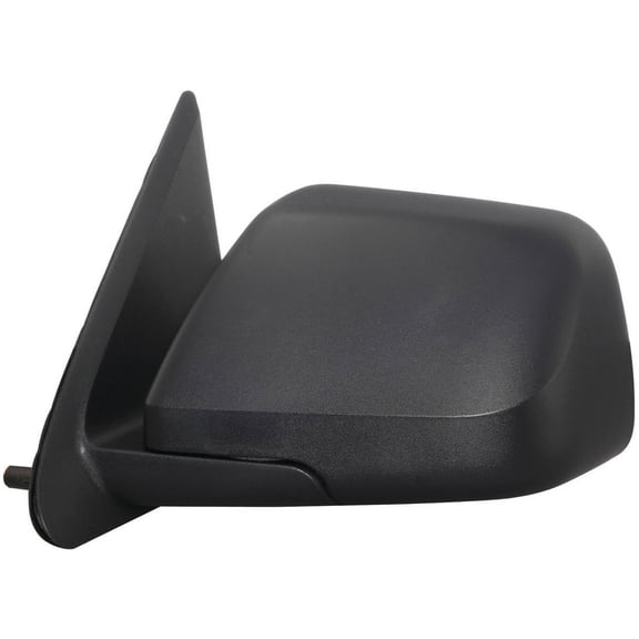 61164F - Fit System Driver Side Mirror for 08-12 Ford Escape/ Hybrid, 08-11 Mercury Mariner/ Hybrid, w/o Blind spot Mirror, textured black, foldaway, Power