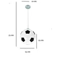thumbnail image 3 of Lampara colgante Iluminacion Luz Vic balon negro, 3 of 6