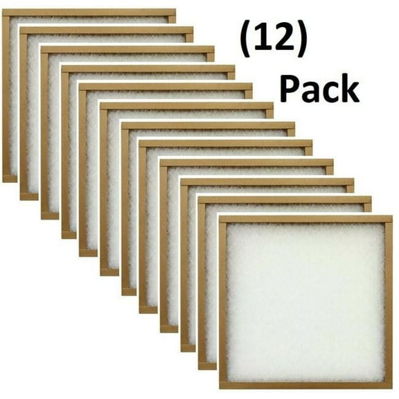Flanders 10055.012025 20 x 25 x 1 in. EZ Flow II Spun Fiberglass Disposable Furnace Filter - Pack Of 12