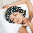 thumbnail image 6 of Yiaed Rocket Space Print Satin Bonnet Silk Bonnet Hair Bonnet for Sleeping Hair Bonnets, 6 of 6