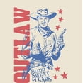 thumbnail image 4 of Outlaw Cowboy Adult Natural Crew Neck Short Sleeve Tee-3XL, 4 of 4