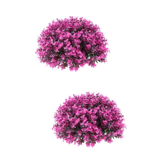 2 Pieces Topiary Vibrant Grass Home Decor Office