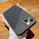 thumbnail image 4 of Funda mate de textura de fibra de carbono ultrafina de lujo para iPhone 15, 14, 13, 11, 12 Pro, XS Max, Mini, XR, 7, 8 Plus, cubierta dura de PC a prueba de golpes, 4 of 5