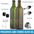 thumbnail image 2 of Botella dispensadora de aceite Zulay de 500 ml para vidrio de cocina (paquete de 2), 2 of 7