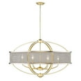 thumbnail image 3 of Golden Lighting 3167-LP OG-PW Colson PW Linear Pendant - Pewter, 3 of 4