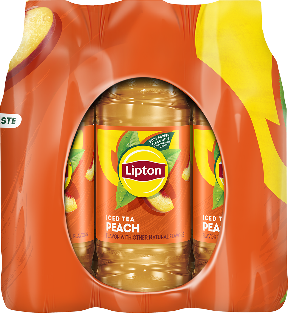 Lipton Peach Iced Tea, Bottled Tea Drink, 16.9 fl oz, 12 Pack Bottles - image 3 of 6