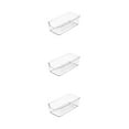 thumbnail image 4 of relayinert Organizer Box For Organizers Lightweight And Portable Storage Box Desktop Transparent Storage Organizers Storage Long box S 3Set, 4 of 6