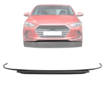 Kojem Front Bumper Valance for 2017-2018 Hyundai Elantra Replacement for 86591F3000 HY1095107, Lower Bumper Panel Cover Air Dam Deflector PP Plastic