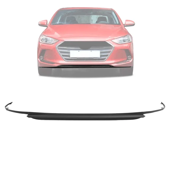 Kojem Front Bumper Valance for 2017-2018 Hyundai Elantra Replacement for 86591F3000 HY1095107, Lower Bumper Panel Cover Air Dam Deflector PP Plastic