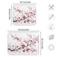 thumbnail image 3 of Pink Or Flowers Dish Drying Mat Dish Drainer Rack Mats Water Absorbent Non-Slip Easy Clean Heat Resistant for Kitchen Counter, 3 of 8