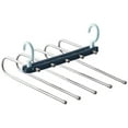 thumbnail image 1 of Shisuyan Multifunctional Pants Hanger Multi-Layer Design Stainless Steel 1Pcs 12.6x11.6in, 1 of 8
