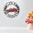 thumbnail image 2 of 24" Metal Red Truck Wheel Décor (Give Thanks), 2 of 3