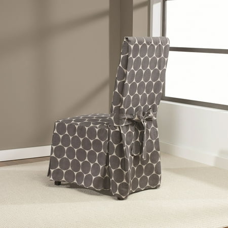 Sure Fit Ikat Dot Dining Room Chair Cover, Smoke Gray - Walmart.com