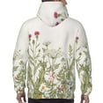thumbnail image 7 of Lsque Herbs and Wildflowers Pattern Casual Men's Hoodie,Hooded Sweatshirt with Kangaroo Pocket,Pullover Hoodie-XX-Large, 7 of 7