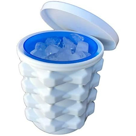 

Ice bucket With Lid Ice Cube Tray Kitchen Bar Ice Cube Maker Tray for Home Drink parties Outdoor Parties Picnic Wine