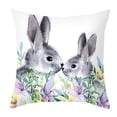 thumbnail image 2 of Bjutir Cute Bunny Cushion Cover For Easter Decoration Pillow Cover Rabbit Pillow Case, 2 of 4