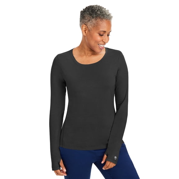 Healing Hands Knits Women's Mackenzie Tee 's Long Sleeve Medical Scrub Tee