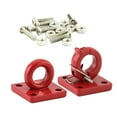 thumbnail image 3 of Almencla 2x2x 1/10 RC Crawler Trailer Towing Buckle for SCX10 D90 Red RC Climbing Car Decorations Accessories Parts Universal Tow Hooks , Red, 3 Pcs, 3 of 8