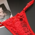thumbnail image 3 of Women's Intimates Women'S Underpants Thong Panties Low Waist Lace Briefs Underwear,Red Women's Intimates, 3 of 6