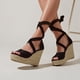 thumbnail image 5 of Zapatos de mujer Casual Peep Toe Cuñas Super High Heels Sandalias de moda con cordones Wmkox8yii sa4160, 5 of 8