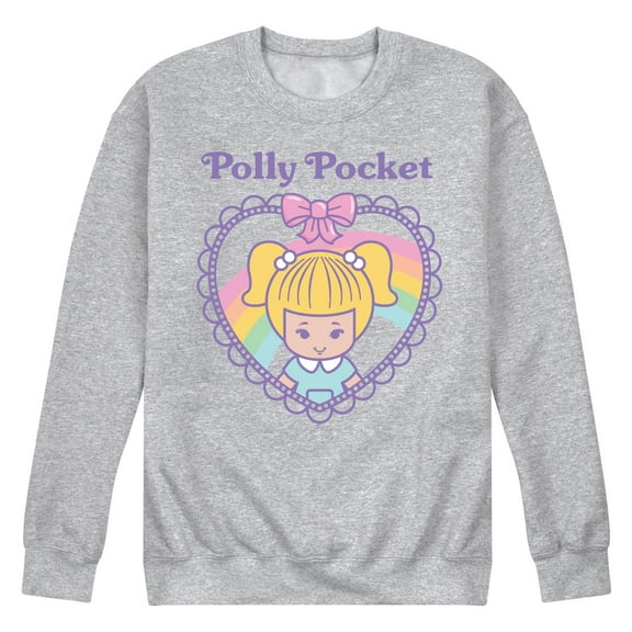 Polly Pocket - Polly Pocket Heart - Men's Crew Fleece Sweatshirt