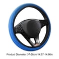 thumbnail image 5 of Cubierta de volante de automóvil Cubierta de volante transpirable en relieve Fibra de cuero, 5 of 5