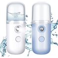 thumbnail image 1 of 2 Pzs Nanohumidificador Facial 30 ml, Minihumidificador Portátil, Pulverizador Recargable USB, Máquina Práctica para Cuidado de la Piel, Hidratación Facial, Maquillaje Diario, 1 of 7