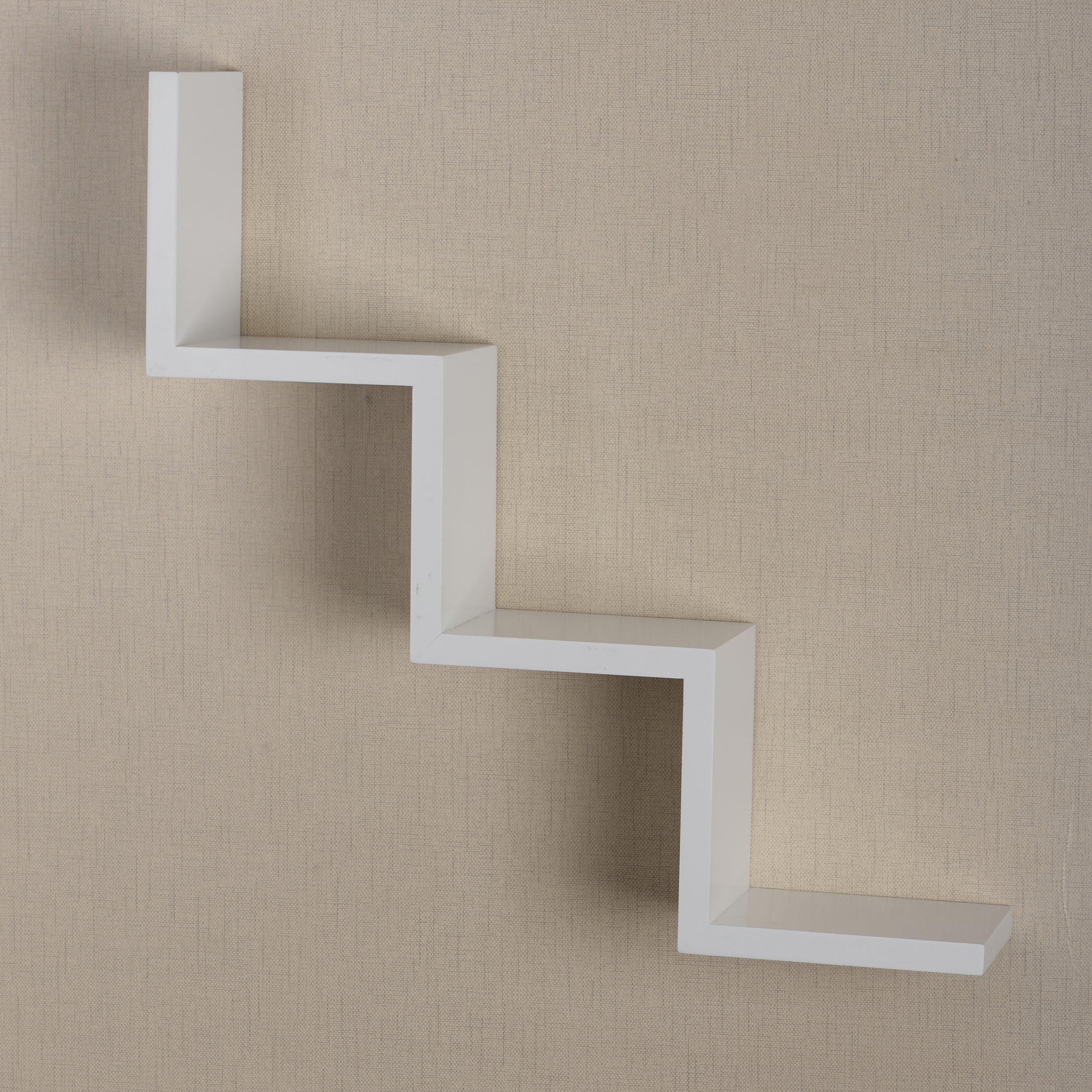 V-Light White Wall Ladder Shelf