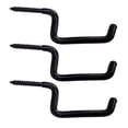 thumbnail image 2 of Big Game Treestands Muddy Treestands Screw-In Accessory Hook (3-Pack), One Size, Black, 2 of 3
