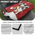 thumbnail image 5 of Binienty Christmas Cat Golf Cart Seat Cover Towel Blanket 2 Passenger Seats Anti-Skid Soft Comfortable Golf Cart Seat Towel Cushion Cover Christmas Decorative Club Car Accessories, 5 of 7
