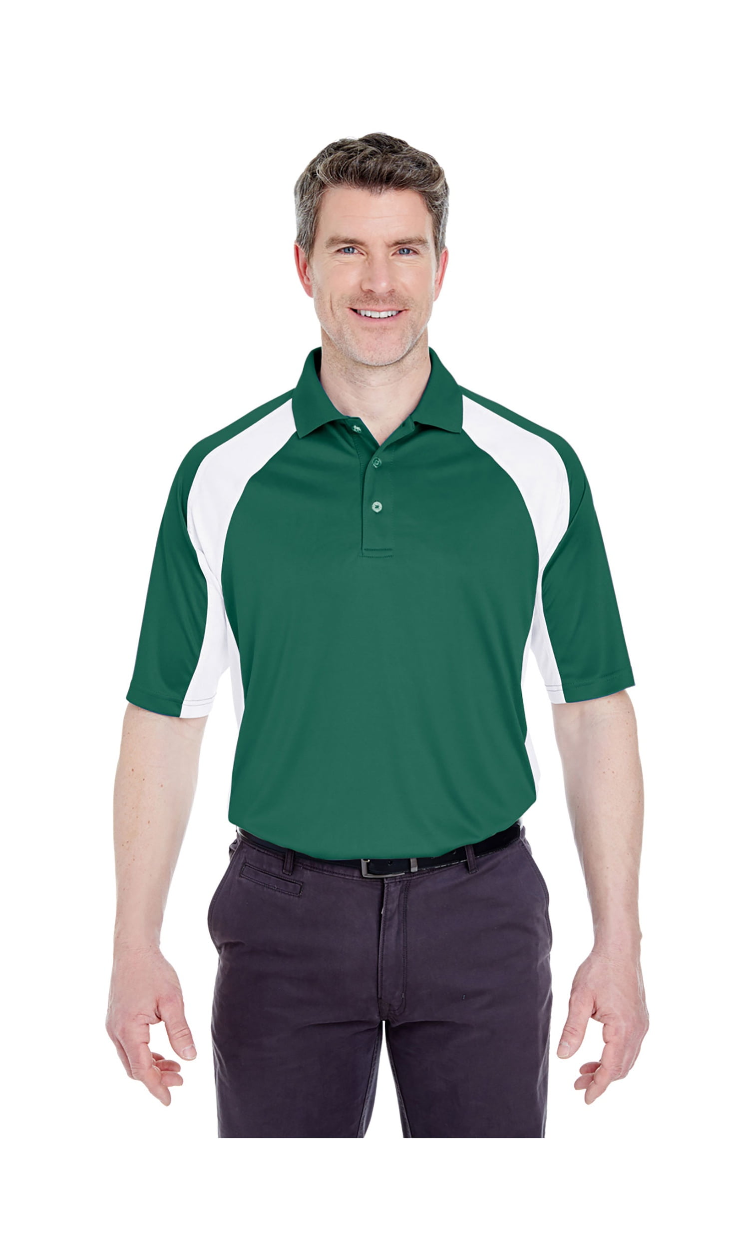 UltraClub Mens Cool & Dry Sport Polo Shirt UltraClub Mens Cool & Dry Sport Polo Shirt