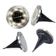 thumbnail image 4 of Juego de 2 focos solares empotrables negros, 16 LED, luces solares para jardín exterior, IP65, resistentes al agua, luz blanca fría para iluminación de caminos, patios, terrazas e iluminación subterrá, 4 of 5
