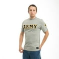 thumbnail image 3 of R17-ARM-HGR-05 Applique Text T-Shirt, Army, Grey, 2X, 3 of 3