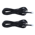 thumbnail image 1 of 2X 6P6C RJ11 Linea Cable de Telefono del Modem de Fax de Extension de Telefono 5M Longitud Negro, 1 of 5