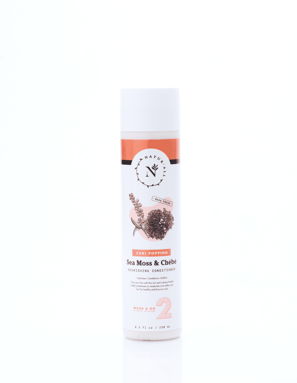 NaturAll (STEP 2) Wash & Go: Sea Moss and Chebe Rinse Out Conditioner