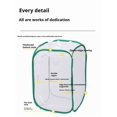 thumbnail image 6 of Collapsible Insect Butterfly Habitat Cage, Portable Bug Observation Mesh Cage for Kids Outdoor Nature Science, Foldable Ventilated Breeding Enclosure for Butterflies, Bees, Fireflies, 6 of 8