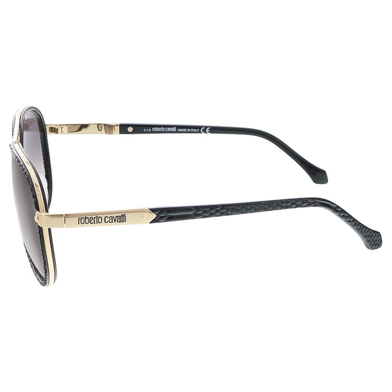 Roberto Cavalli Black and Gold Aviator Sunglasses s-l400.jpg main image 4
